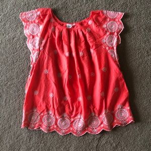 GAP Tops - Eyelet Gap flutter sleeve top GAP Tops - Eyelet Gap flutter sleeve top